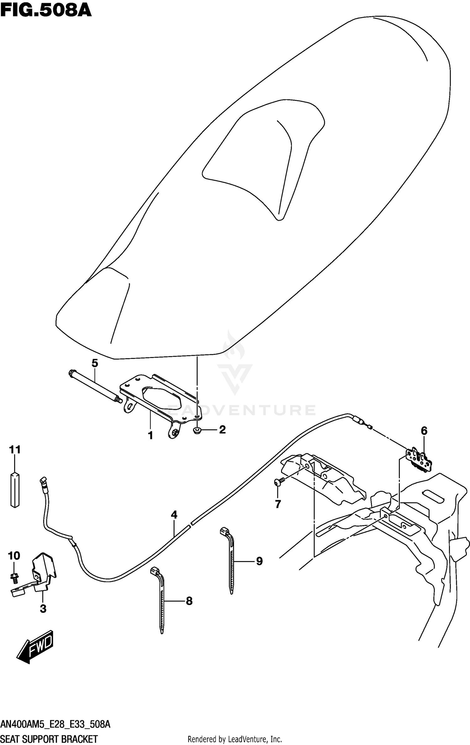 SEAT SUPPORT BRACKET