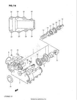 Secondary Drive Gear Schematic
