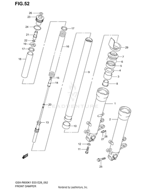 Front Damper Schematic