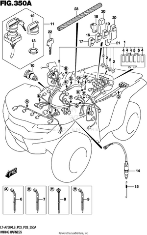 Wiring Harness (lt-a750xl9 P03) Schematic