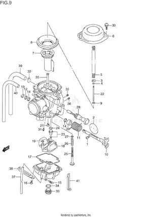Carburetor (model L/m) Schematic