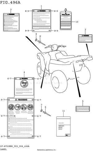Label (lt-a750xm2 P03) Schematic