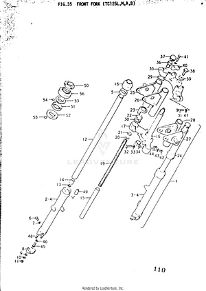 Front Fork (tc125l Schematic