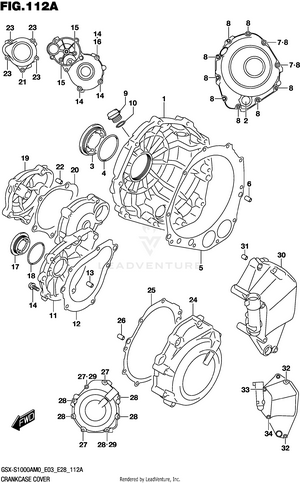 Crankcase Cover Schematic