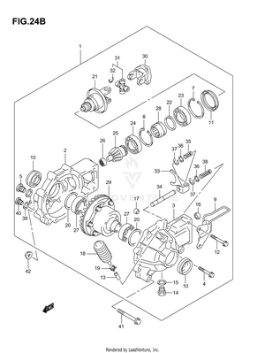 Final Bevel Gear (front)(model K7) Schematic