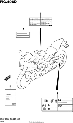 Label (gsx-r1000al8 E28) Schematic