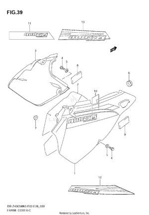 Frame Cover (model K5/k6) Schematic