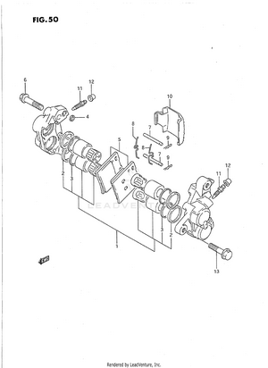 Front Calipers Schematic