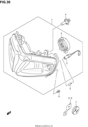 Headlamp (sv1000sk3/sk4/sk5) Schematic