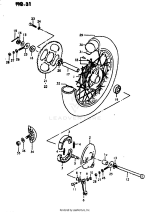 Rear Wheel Schematic