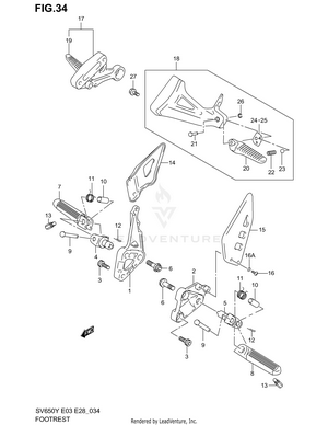 Footrest Schematic