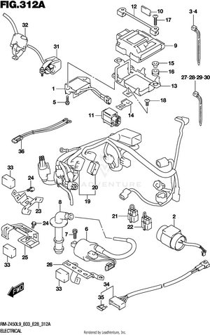 Electrical (rm-z450l9 E03) Schematic