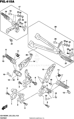 Footrest Schematic