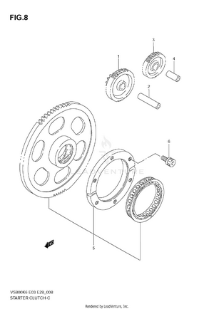 Starter Clutch Schematic