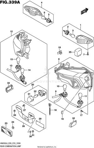 Rear Combination Lamp Schematic