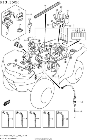 Wiring Harness (lt-a750xpzm2 P28) Schematic