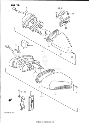 Turn Signal Lamp Schematic