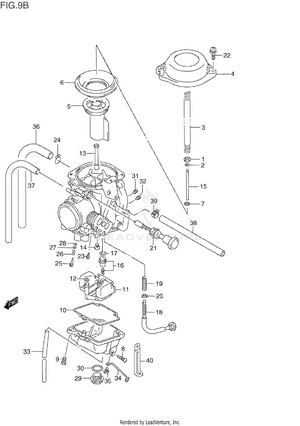 Carburetor (model R/s/t) Schematic