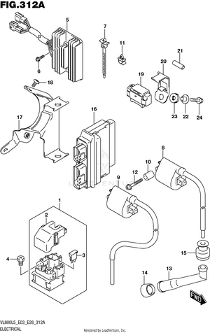 Electrical (vl800l5 E03) Schematic