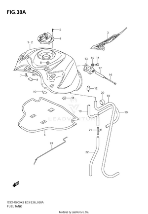 Fuel Tank (model K9) Schematic