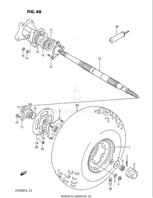 Rear Wheel (left) Schematic