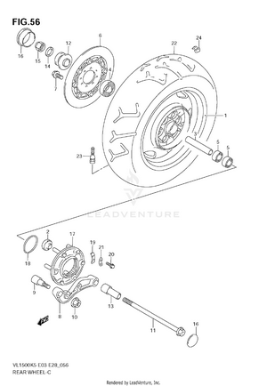 Rear Wheel Schematic
