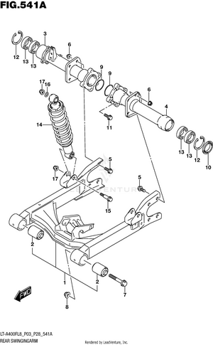 Rear Swingingarm Schematic