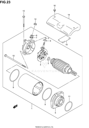 Starting Motor Schematic