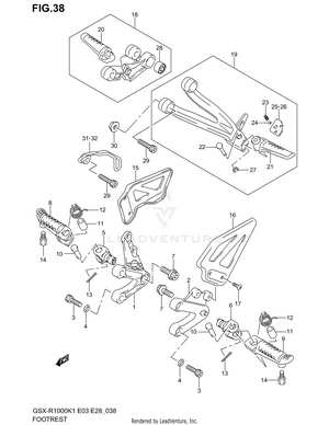 Footrest Schematic
