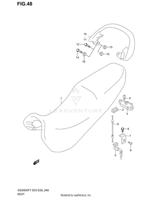 Seat (model W/x) Schematic