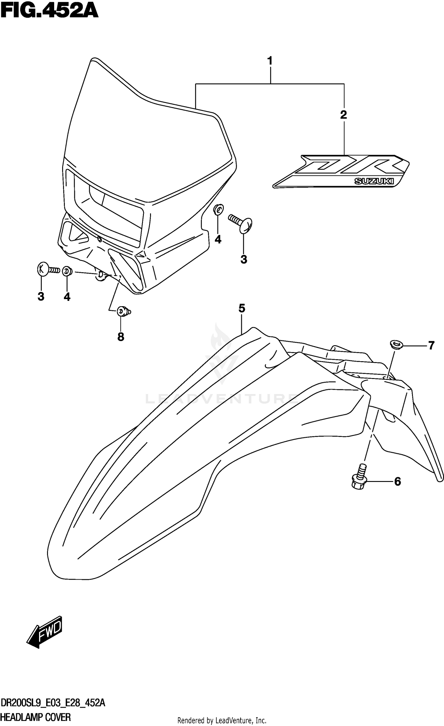 HEADLAMP COVER