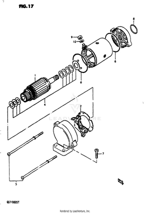 Starting Motor Schematic