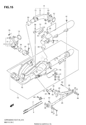 Muffler (model K6/k7) Schematic