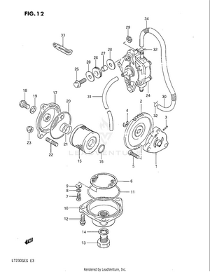Oil Pump - Fuel Pump Schematic