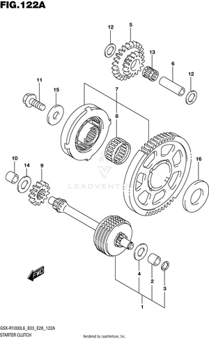 Starter Clutch Schematic