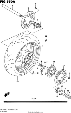 Rear Wheel Schematic