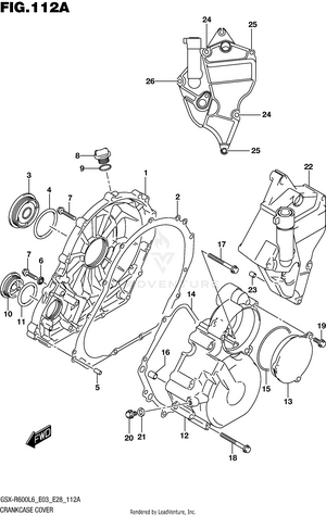 Crankcase Cover Schematic