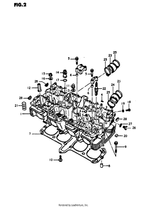 Cylinder Head Schematic