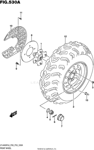 Front Wheel Schematic