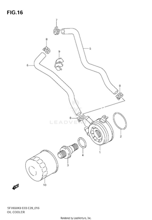Oil Cooler Schematic
