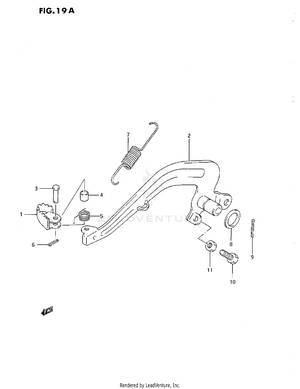 Rear Brake (l/m/n/p/r) Schematic