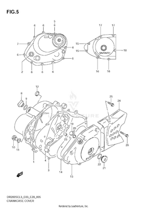Crankcase Cover Schematic