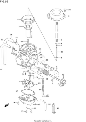 Carburetor (model P/r/s) Schematic