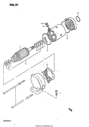 Starting Motor Schematic