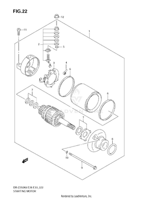 Starting Motor Schematic