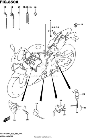 Wiring Harness (gsx-r1000l8 E03) Schematic