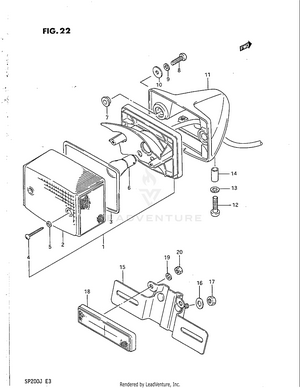 Rear Combination Lamp Schematic