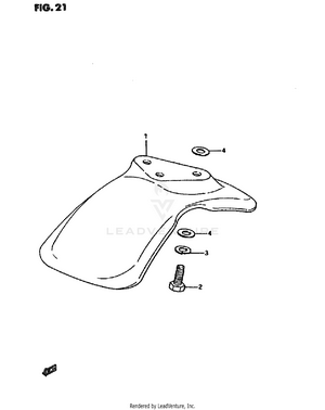 Front Fender Schematic
