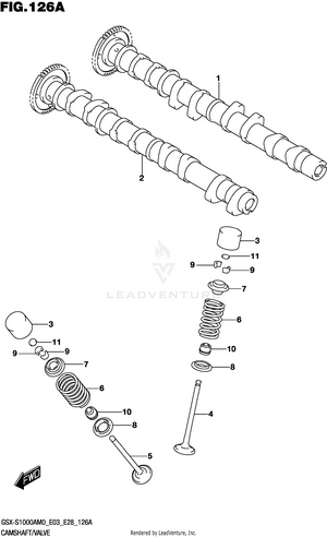 Camshaft/valve Schematic
