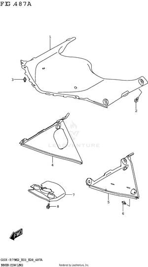 Inner Cowling Schematic